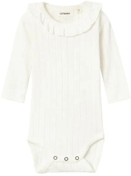 Rachel nis langärmiger Slim Body - COCONUT MILK - 62